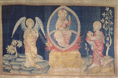 An Angel with a Censer, no.18 of the Apocalypse of Angers, 1373-87 by Nicolas Bataille